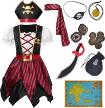 Dětský kostým Spooktacular Creations pirátka vel. M