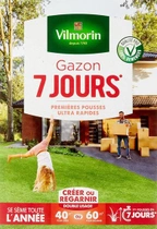 Vilmorin 4460714 7-dňové hnojivo na trávnik, zelené, 1 kg