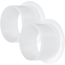 Vent Systems Větrací příruba 100 mm, plastová kulatá, rovná…