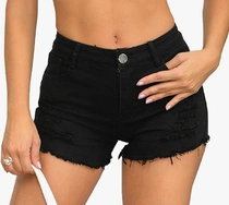 Dámske džínsové šortky FEOYA Hotpants - L