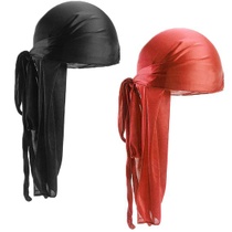 2dílná sada dlouhých šátků Durag, unisex pánské hedvábné…