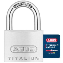 Visací zámek ABUS Titalium 64TI/40 - hliníkový, úroveň…