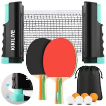 Súprava na stolný tenis s rozkladacou sieťou, 2 pálkami, 6…