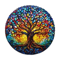 Dřevěné puzzle WOODBESTS pro dospělé - Strom života