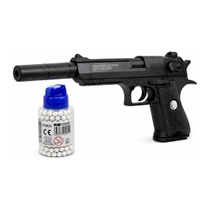 Airsoftová pistole USTASS 23,5 cm, černá