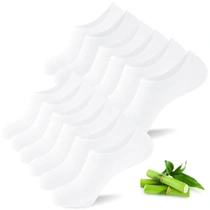 Dámske bambusové topánočky, 6 párov, neviditeľné a…