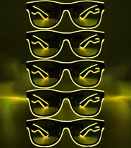 LED brýle NIWWIN TXJ-LEDYJ01