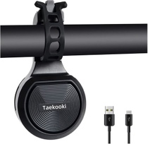 Zvonek na kolo OCCOUMR dobíjecí 120dB černá