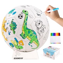 Fotbalový míč U&C Planet velikost 3 k vybarvování s…