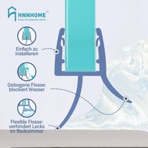 HNNHOME Těsnění do sprchy – Univerzální těsnění sprchových…