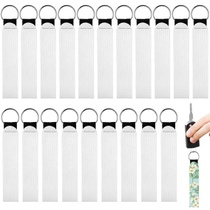QWORK® 20 prázdnych kľúčeniek - neoprén a koža pre…