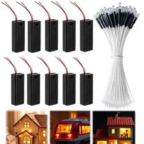 20 kusů 3mm mini LED světel do domečků pro panenky a 10…