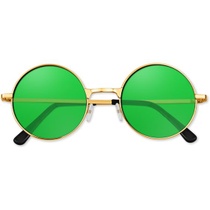 Hippie sluneční brýle 70. let kulaté hippie brýle párty…