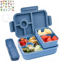 Dětský obědový box Bugucat s přihrádkami 1300 ml,…