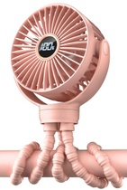 Ventilátor do kočárku KIDEE, ventilátor do kočárku s LED…