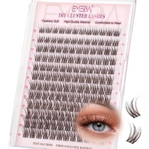 EMEDA Braune cluster Wimpern 8-14mm mix DIY Einzel Wimpern…