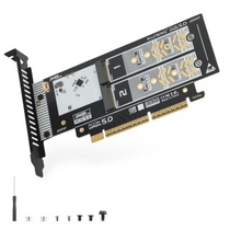 ELUTENG Duálny adaptér NVMe na PCIe 5.0, rozširujúca karta…