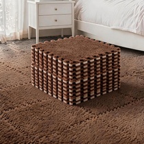 Puzzle EUBSWA plyšové, 12 ks, hnědé