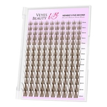VEYESBEAUTY Braune Wimpern Extensions