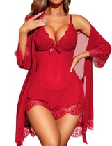 RSLOVE Sexy spodní prádlo pro ženy krajková babydoll s…
