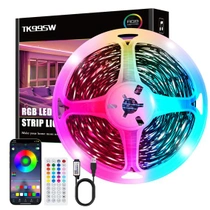 15m LED pásek, RGB LED pásek s dálkovým ovládáním a…