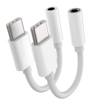 Balení 2 ks adaptérů z USB-C na 3,5mm jack pro sluchátka,…