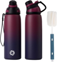 Fjbottle Nerezová sportovní láhev na pití s magnetickým…