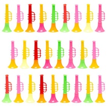 25 miniaturních plastových trumpet, vuvuzela pro děti
