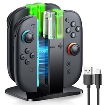 Nabíjecí stanice Switch 2 pro Joy-Con 2 (2025) s LED, černá