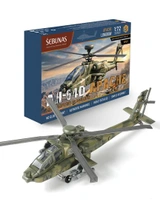 SEBUNAS 1:72 AH-64 Apache vrtuľník hračka vojenská…