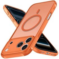 Matně oranžový magnetický kryt ivoler pro iPhone 17 Pro…