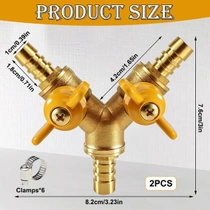 Sada 2 3cestných hadicových spojek Silkwish 10 mm - 3cestný…