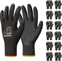 Pracovní rukavice toolant Crinkle Latex, hromadné balení,…