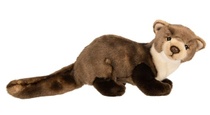 Uni-Toys - Kuna obecná - 40 cm (délka) - Plyšová kuna -…