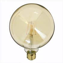 LED žárovka Xanlite E27 kulatá, patice G125, E27 – Vintage…