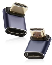 2 kusy HDMI adaptéru s úhlem 90 stupňů, HD nahoru a dolů,…