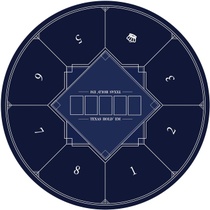 LaiEr kulatá pokerová podložka