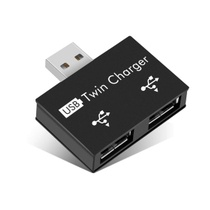 Yosoo Health Gear USB 2.0 2 porty, prenosný USB hub, 2…