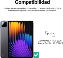 Klávesnice IVEOPPE pro Xiaomi Pad 7 11,2 palců - 9