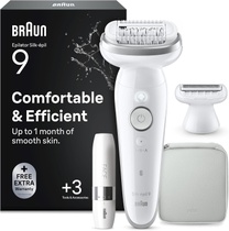 Dámský epilátor Braun Silk·épil 9 bílá/stříb