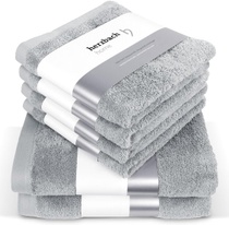 Sada uterákov herzbach home striebrošedá 6ks