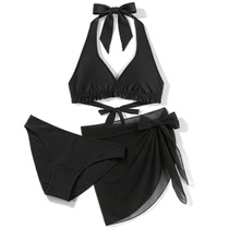 Dívčí bikinový set pro dospívající děti se šněrovacím…