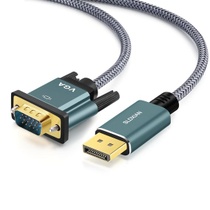 Kabel DisplayPort-VGA, pozlacený Kabel DP-VGA 1080p (1 m)
