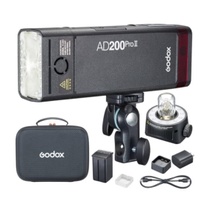 Externý blesk Godox AD200Pro II, 200 Ws sivý