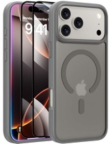 Matný kryt X-level pro iPhone 17 Pro, pro MagSafe, šedý