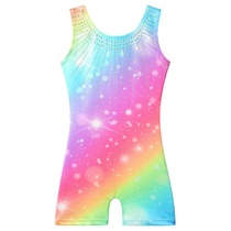 Dívčí trikot bez rukávů, 8-9 let, B415-ZS Duhový