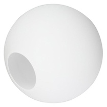 Kulaté bílé stínidlo Kisangel 13,8 cm