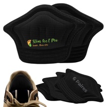 Černé polštářky na podpatky Crown – 6 párů Slim Feet Pro |…