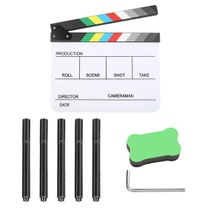 Filmová klapka, akryl - režisérská klapka 25,5 x 31,5 cm,…