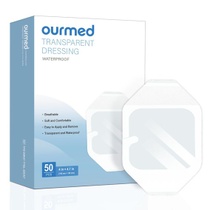 Průhledný filmový obvaz Ourmed, 50 kusů, voděodolné…